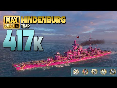 Top 10 Schäden mit dem Kreuzer Hindenburg - World of Warships