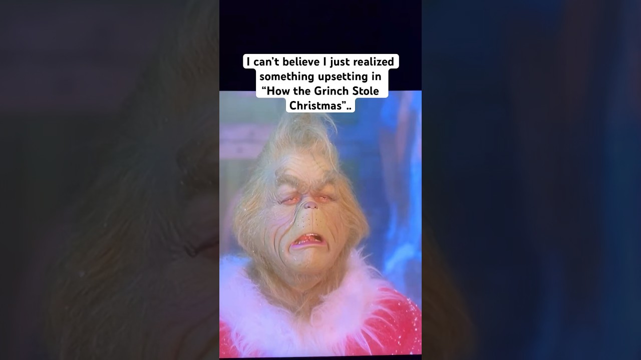 I guess the Whos are the real villains 😭😭😭 #grinch #christmas #shorts