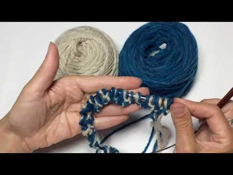 Two Color Brioche Flat