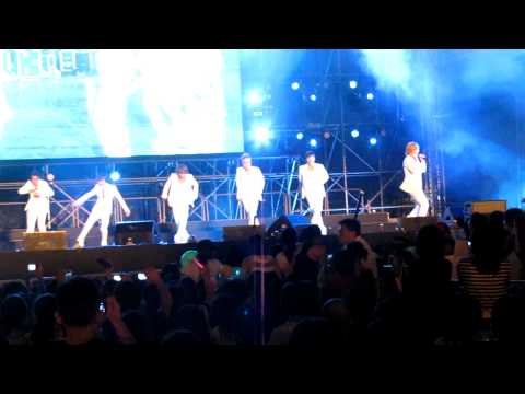 100813 BEAST/B2ST - Introduction / Bad Girl ; Celebration @ Marina Bay [FANCAM]