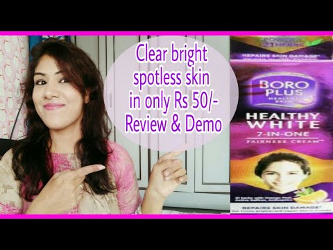 New Boroplus Healthy White 7-in-One Fairness Cream Review & Demo