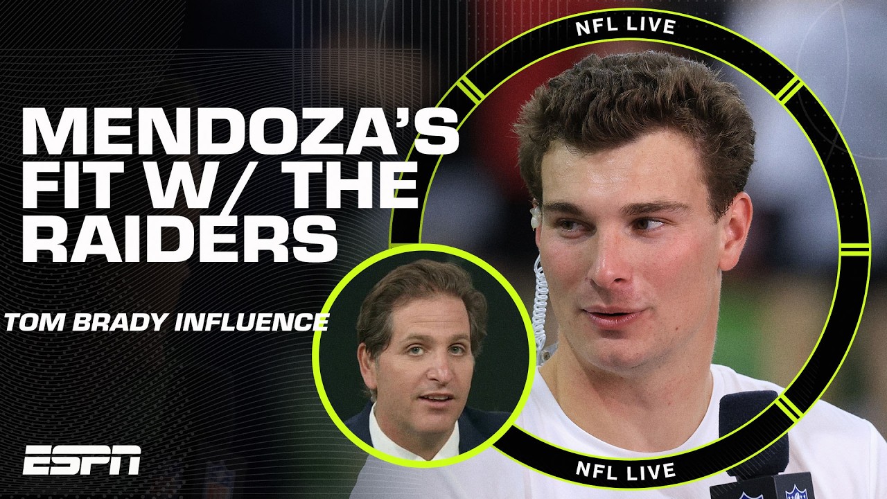 Fernando Mendoza 'absolutely geeked out' over meeting Tom Brady 🥹 - Peter Schrager | NFL Live