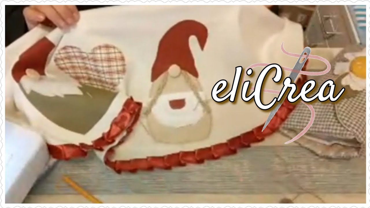 copri Base albero di Natale - #eliCrea Diretta Giovedì 19 -cucito creativo