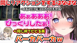 自分と同じトラップにかかる英を嬉しそうに煽るひなーの、3秒前の話を聞いてなくてシぬ英に困惑するのせひな【ぶいすぽっ！切り抜き】