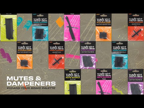 Демонстрация демпферов Ernie Ball 