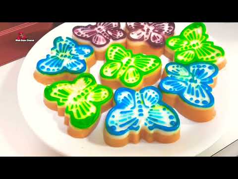KUE TALAM LABU KUNING MOTIF KUPU KUPU @MBOK DAPUR CHANNEL