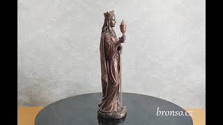 Soška svaté Barbory – křesťanská dekorace, symbol víry a ochrany, Veronese WU76757A4