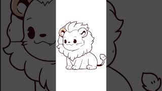 Lion Coloring Page. #lion coloring #viral #coloringpages #colorpage #coloring #trending