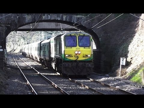 IE 201 Class Locomotive 227 + Enterprise Train 9004 - Killester, Dublin