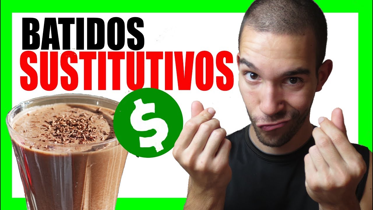 Batidos SUSTITUTIVOS para Perder GRASA🔥 ¿Funcionan los Sustitutivos de Comida
