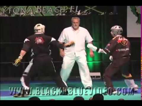 Ross Levine vs Hamed Firouzi Championship Fight at 2012 Gator Nationals Karate Tournament