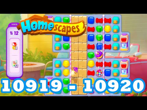 Homescapes Level 10919 - 10920 HD 3 - match puzzle Gameplay Walkthrough | android IOS | GameGo Game