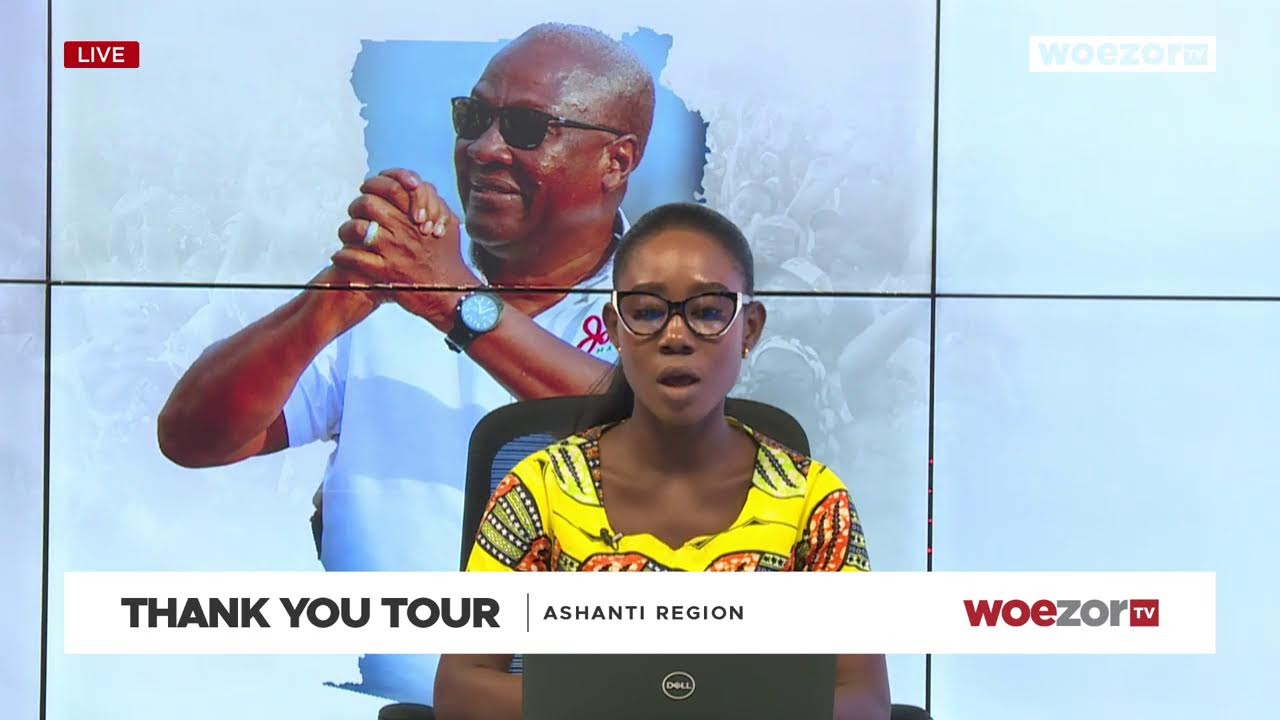 STREAMED LIVE: President John Mahama's Thank-You Visit to the Ashanti Region