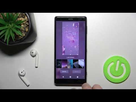 How to Change Lock Screen Wallpaper on SONY Xperia XZ2