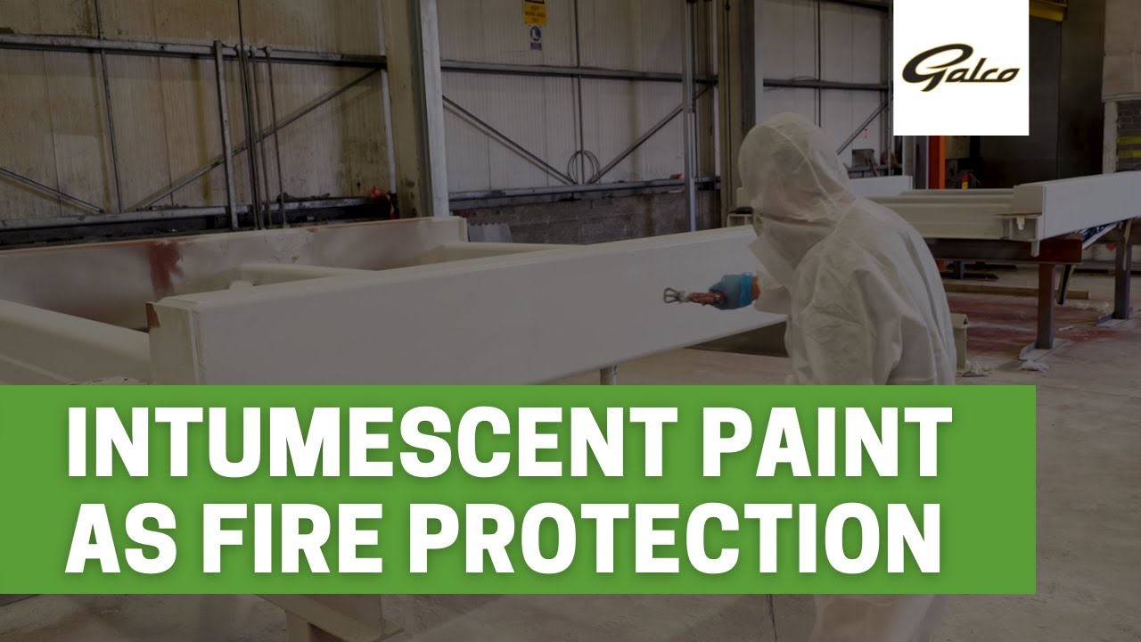 Watch video Intumescent Paint As Passive Fire Protection System Now Intumescent Paint As Passive Fire Protection System