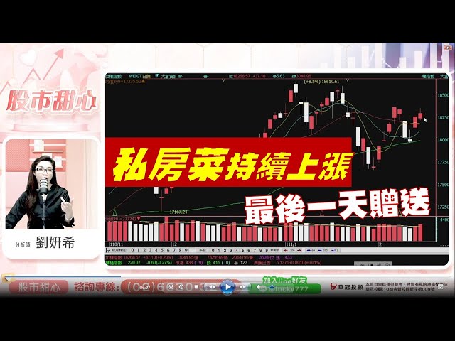 0217 - 《私房菜》持續上漲，最後一天贈送