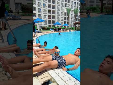 تحدي الخروج من المسبح 😂😳