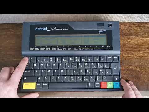 Amstrad Notepad Computer NC100 Demonstration for eBay Sale by SimplyDD