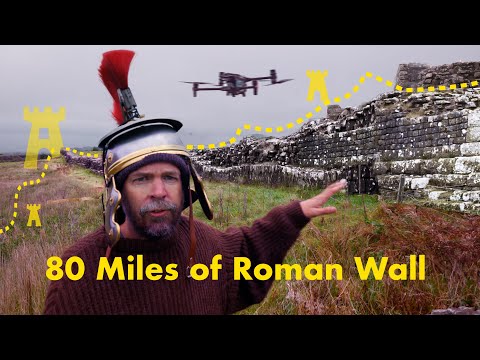 Crossing the country by drone - Following Hadrian's Wall