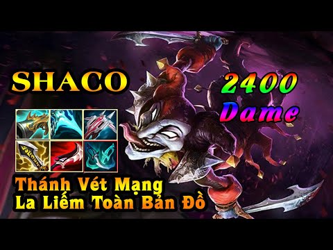 SHACO Full 100% Crit ONE SHOT 2400 Dame