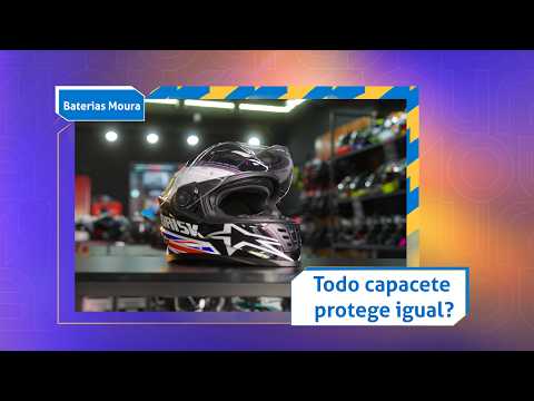Capacete de moto: o que observar para pilotar com segurança | Baterias Moura