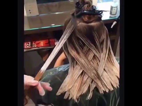 Balayage with Kiss sponge 😍