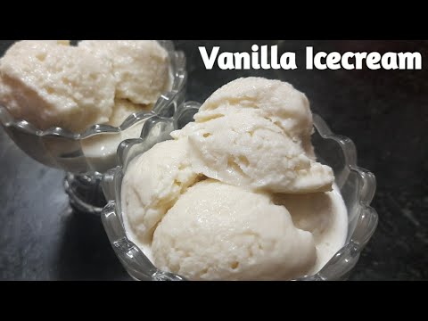 वॅनीला आईसक्रीम | Vanilla Icecream Recipe | Homemade Vanilla Icecream | How To Make Vanilla Icecream