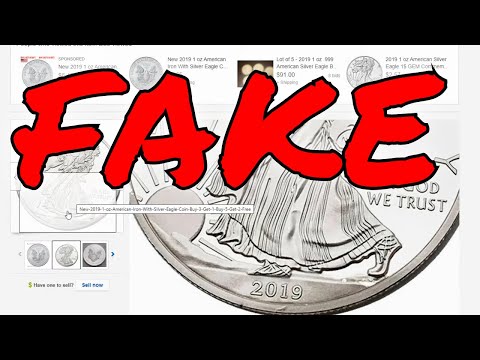 WARNING: 2019 Fake Silver Eagles On eBay!