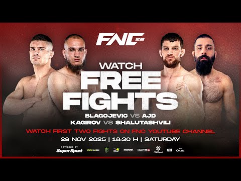 [LIVE] FNC 25 powered by Supersport | FREE FIGHTS | Varaždin
