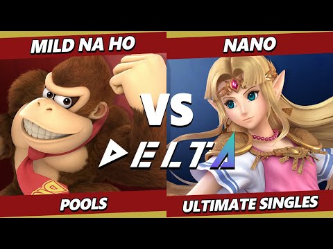 Delta 8.5 - Mild na H.O (Donkey Kong) Vs. NaNo (Zelda) Smash Ultimate - SSBU