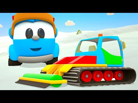 Capa de Léo O Caminhão - Brincadeira na neve com Léo