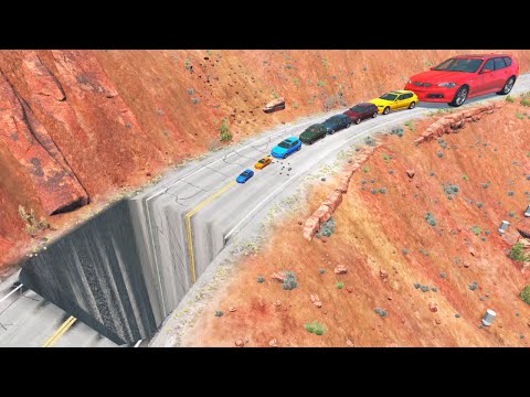 Cars vs Square Pit – BeamNG.Drive