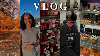fall vlog 🍂: stepping into fall | NEW hair, nail salon, food, shopping, ETC.