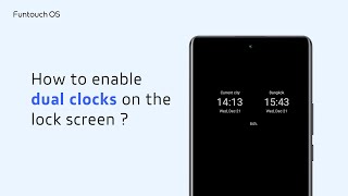 How to enable dual clocks on the lock screen？