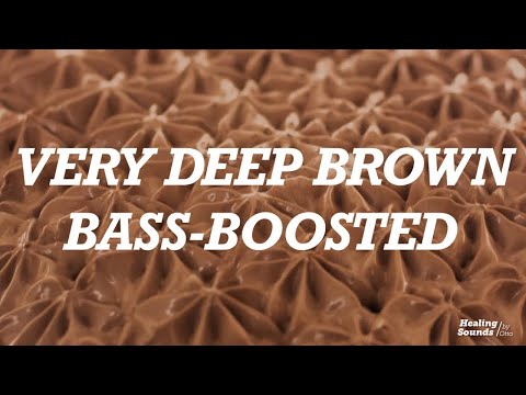 VERY Deep Brown Noise with Boosted Bass. Like Sleeping on a Big Jetliner. Subwoofer Approved.