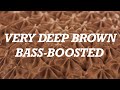 VERY Deep Brown Noise with Boosted Bass. Like Sleeping on a Big Jetliner. Subwoofer Approved.