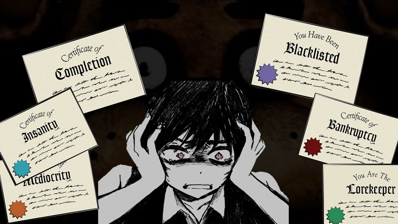 Consegui TODOS los certificados en Freddy Fazbear's Pizzeria Simulator