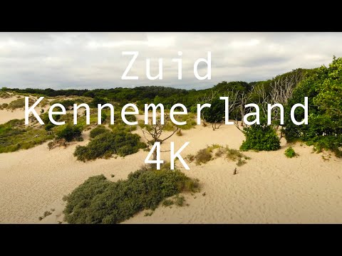 Zuid-Kennemerland National Park, Haarlem, The Netherlands, 4K Drone video