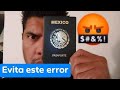 PASAPORTE MEXICANO 2021 (Lo que no te dicen) pon atención.