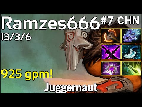 Ramzes666 Juggernaut - Dota 2 7.13