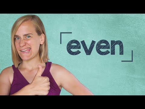 German Lesson (70) - The Adverb "even" - B1