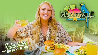 Trying 24 Of The Most Popular Menu Items At Jimmy Buffett&#39;s Margaritaville | Delish