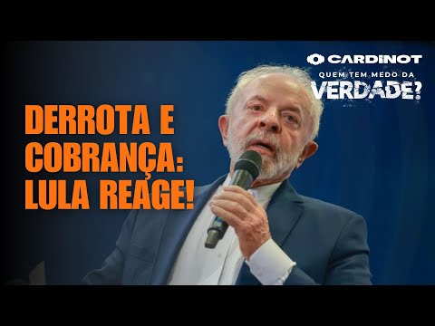 DERROTA E COBRANÇA: LULA REAGE! - Cortes de CARDINOT AO VIVO