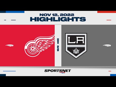 NHL Highlights | Red Wings vs. Kings - November 12, 2022