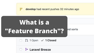 Git in Laravel. Part 1 - Branches: Main, Develop and Feature