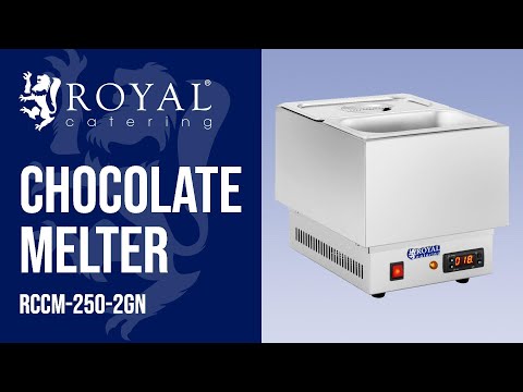 video - Chocolate Melter - 2 GN 1/4 Container