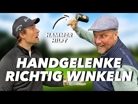 So winkelst du deine Handgelenke mit Hilfe eines Hammers richtig! 🔨🏌️‍♂️ | Gut Golf