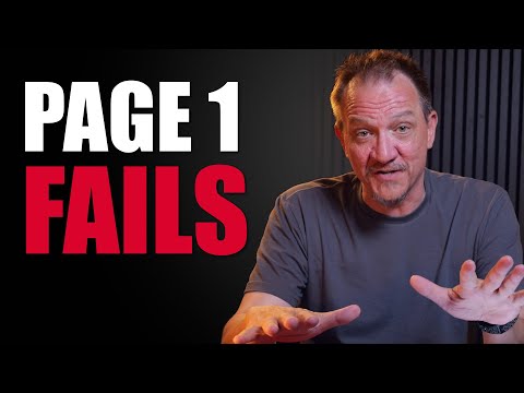 They Will Only Read Page 1 of Your Screenplay... Here's Why