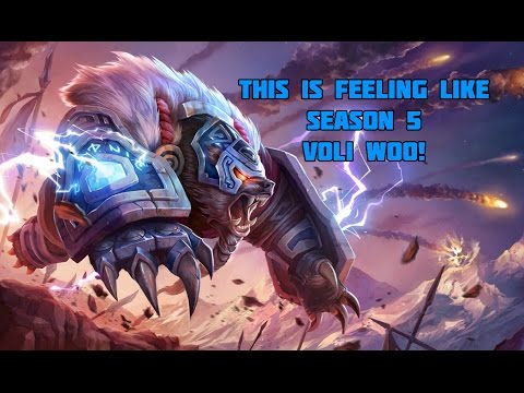 Black Cleaver Volibear Jungle Unstoppable and Untouchable 1v5 Build!