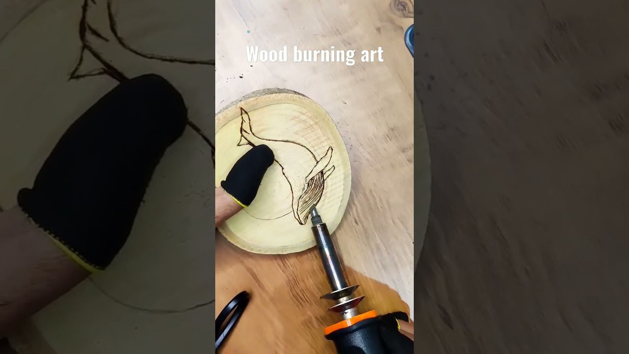 Wood burning Art : #pyrography #woodart #arttutorial #art #artist